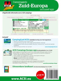 Zuid-Europa + app 2022 achterzijde