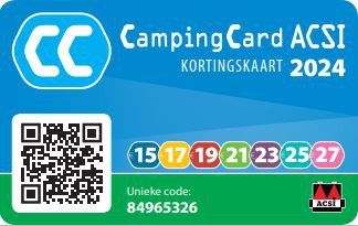 CampingCard ACSI 2024 Nederlands achterzijde