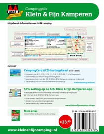 Acsi Klein & fijn kamperen 2025 achterzijde