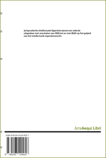 Jurisprudentie Intellectuele eigendom achterzijde