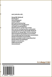 Huurrecht 2021 achterzijde