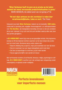 De 4 weken reset achterzijde