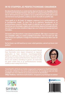 In 10 stappen je perfectionisme omarmen achterzijde