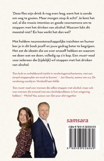 Morgen stop ik echt! achterzijde