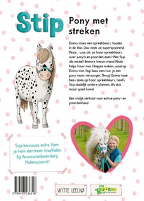 Pony met streken achterzijde