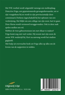 Voetbal onder schot achterzijde