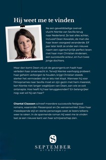 Hij weet me te vinden achterzijde