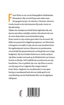 Frans Weisz. Dagboek van een filmmaker achterzijde