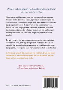 Horacio's verhaal achterzijde
