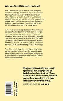 Tove Ditlevsen, de biografie achterzijde