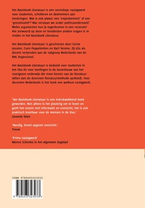 Basisboek Literatuur achterzijde