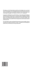 Pi de Bruijn - architect. Zijn werk en leven beschreven door Hans Ibelings achterzijde