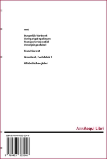 Burgerlijk wetboek achterzijde