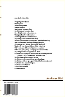 Huurrecht 2026 achterzijde