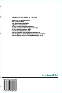Algemene wet bestuursrecht 2026/2027 achterzijde