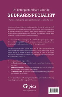 De beroepsstandaard voor de gedragsspecialist achterzijde