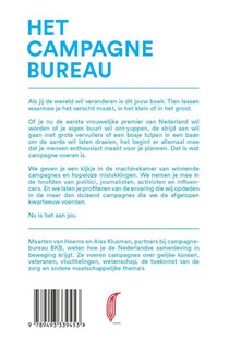 Het campagnebureau achterzijde