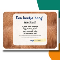 Een beetje bang kamishibai vertelplaten achterkant