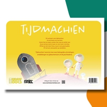 Tijdmachien kamishibai vertelplaten achterzijde