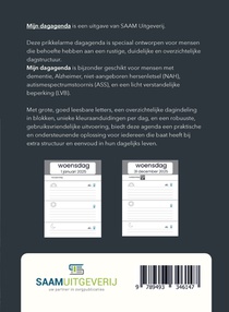 Mijn Dag Agenda 2025 (set van deel 1+deel 2) achterkant