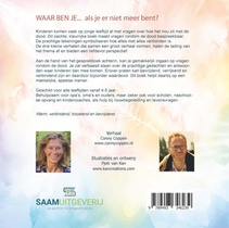 Waar ben je als je er niet meer bent? achterzijde