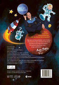 De kleine astronauten kleurboek achterzijde