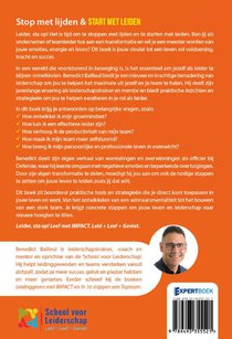 Stop met lijden & start met leiden achterzijde