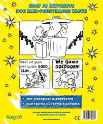 Dog Man kleurboek achterzijde