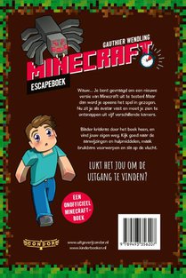 Minecraft Escapeboek achterzijde