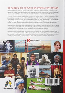 Denksport - Het PubQuiz Puzzelboek achterzijde