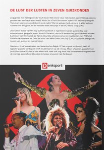 Denksport - Het Top 2000 Puzzelboek achterzijde