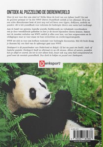 Het WWF dieren puzzelboek achterzijde