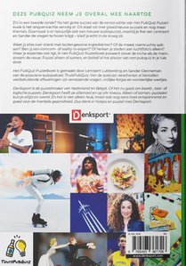 Het PubQuiz puzzelboek - De tweede ronde achterzijde