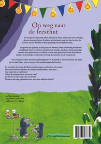 Op weg naar de feesthut achterzijde