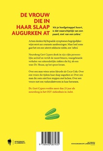 De vrouw die in haar slaap augurken at achterzijde