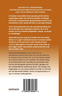Vedanta in de praktijk achterzijde