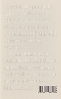 Chaotisch denken voor gevorderden achterzijde