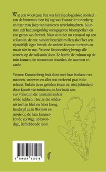 Wormen en aarde achterzijde
