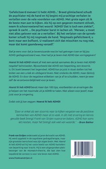 Hoera! Ik heb ADHD achterzijde