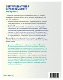 Softwareontwerp & programmeren met Python 3 achterzijde