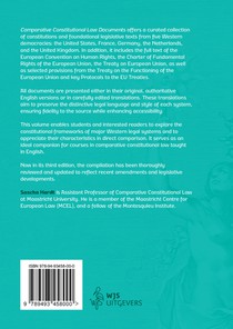 Comparative Constitutional Law Documents achterzijde