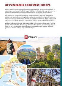 Denksport – Het Wandelpuzzelboek: West-Europa achterzijde