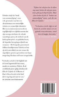 Verboden schrift achterzijde