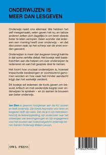 Onderwijzen is meer dan lesgeven achterzijde