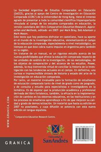 Educacion comparada achterzijde