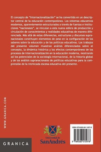 Internacionalizacion. Politicas Educativas y Reflexion Pedag. En Un Medio Global achterzijde