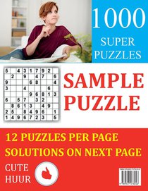 1000 Sudoku Beginner to Easy Puzzles achterzijde