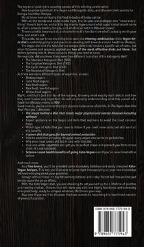 The Vegan Keto Diet Meal Plan achterzijde