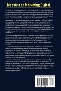 Maestría en Marketing Digital achterzijde