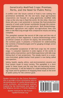 Genetically Modified Crops achterzijde